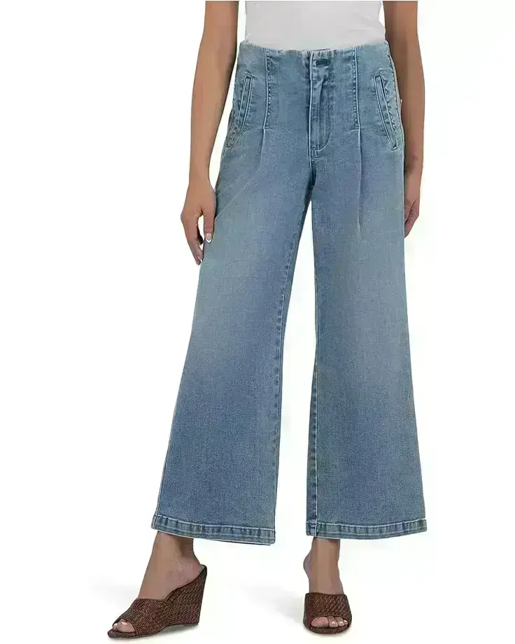 Meg High Rise Wide Leg With Front Welt