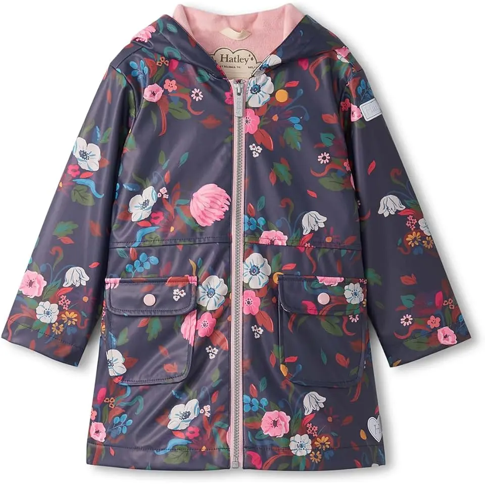 Peplum Rain Jacket (Toddler/Little Kid/Big Kid)
