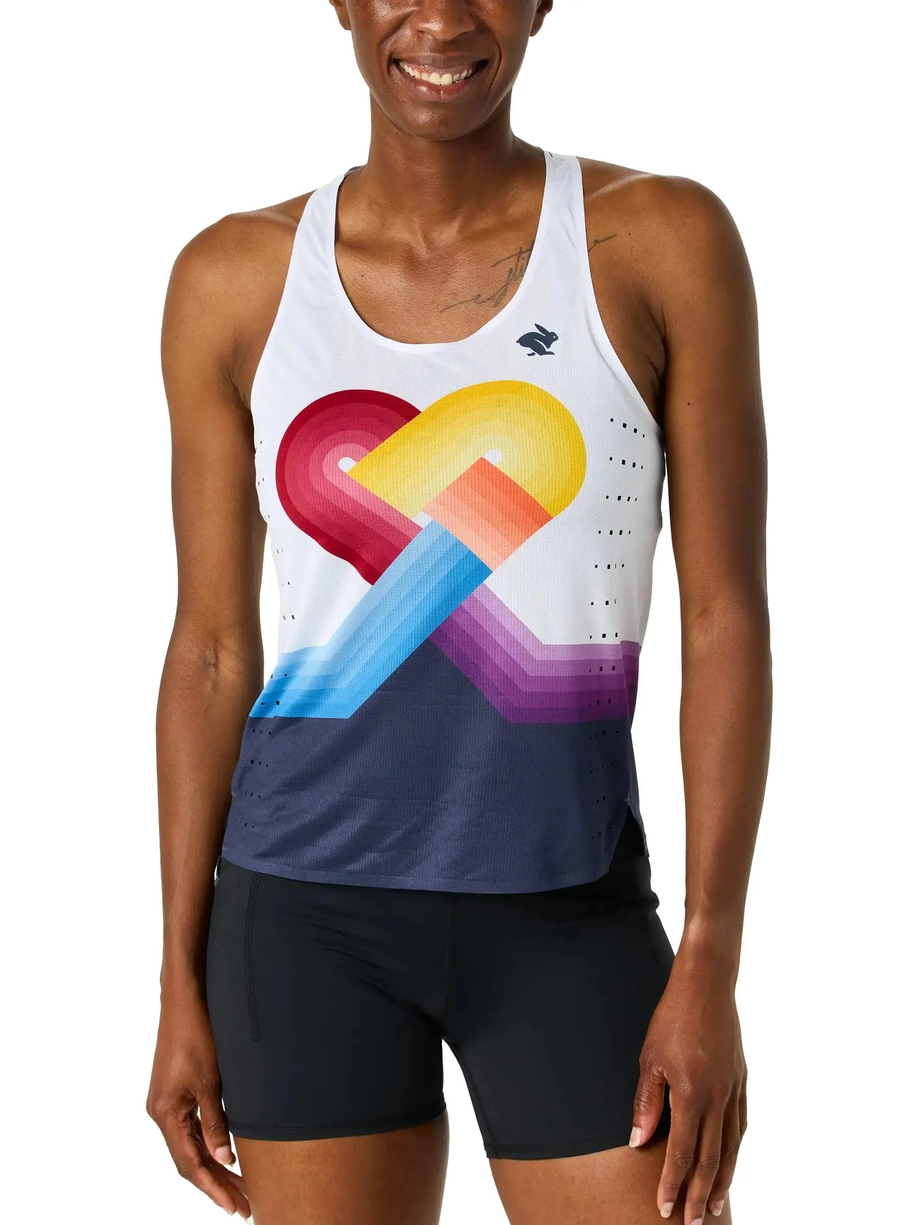 rabbit Women's Go Time Singlet LOVE