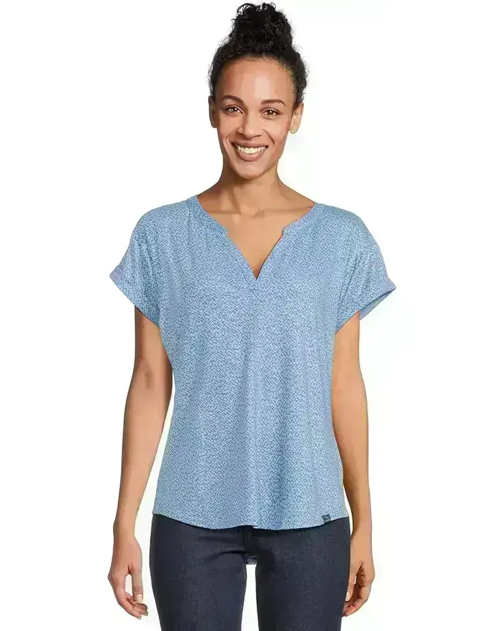 Streamside Tank Top Split-Neck