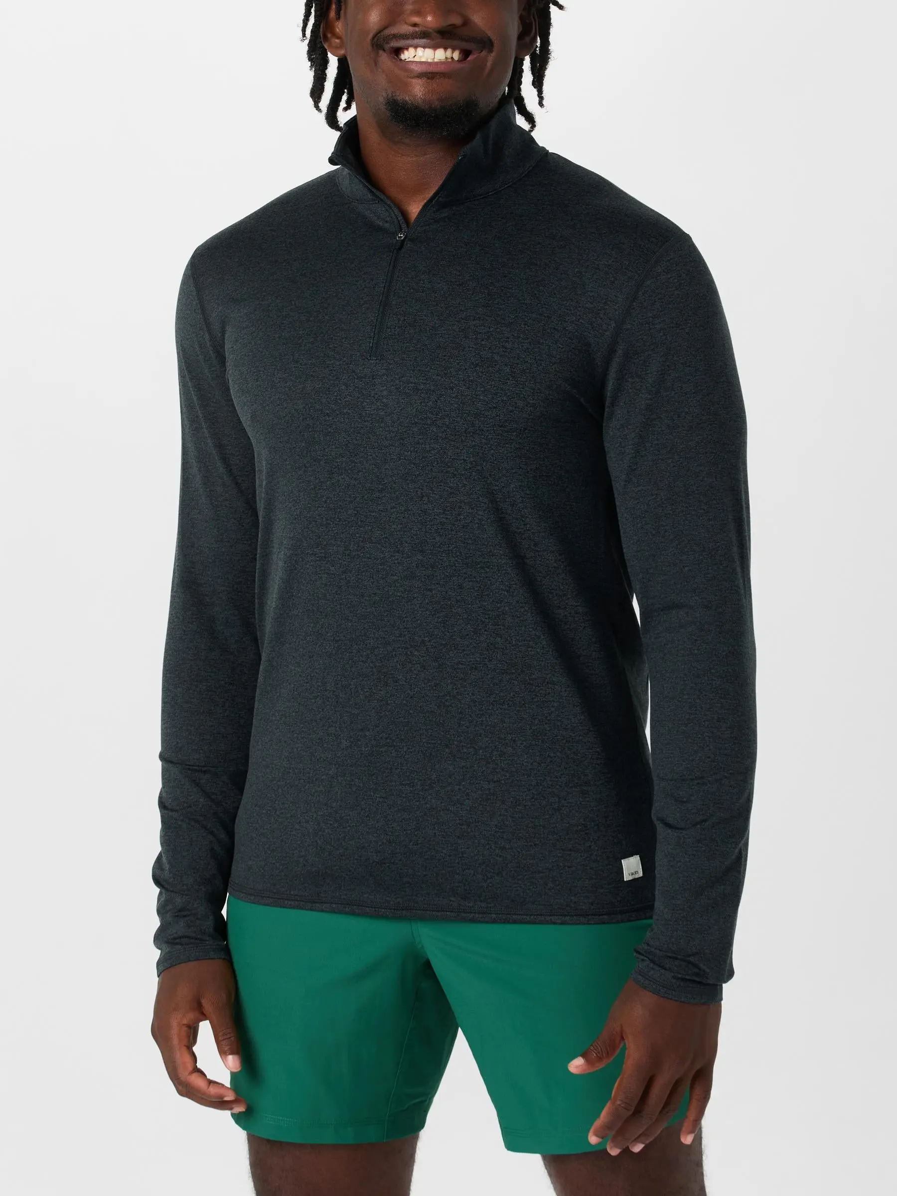 Vuori Men's Ponto 1/2 Zip Mock Neck