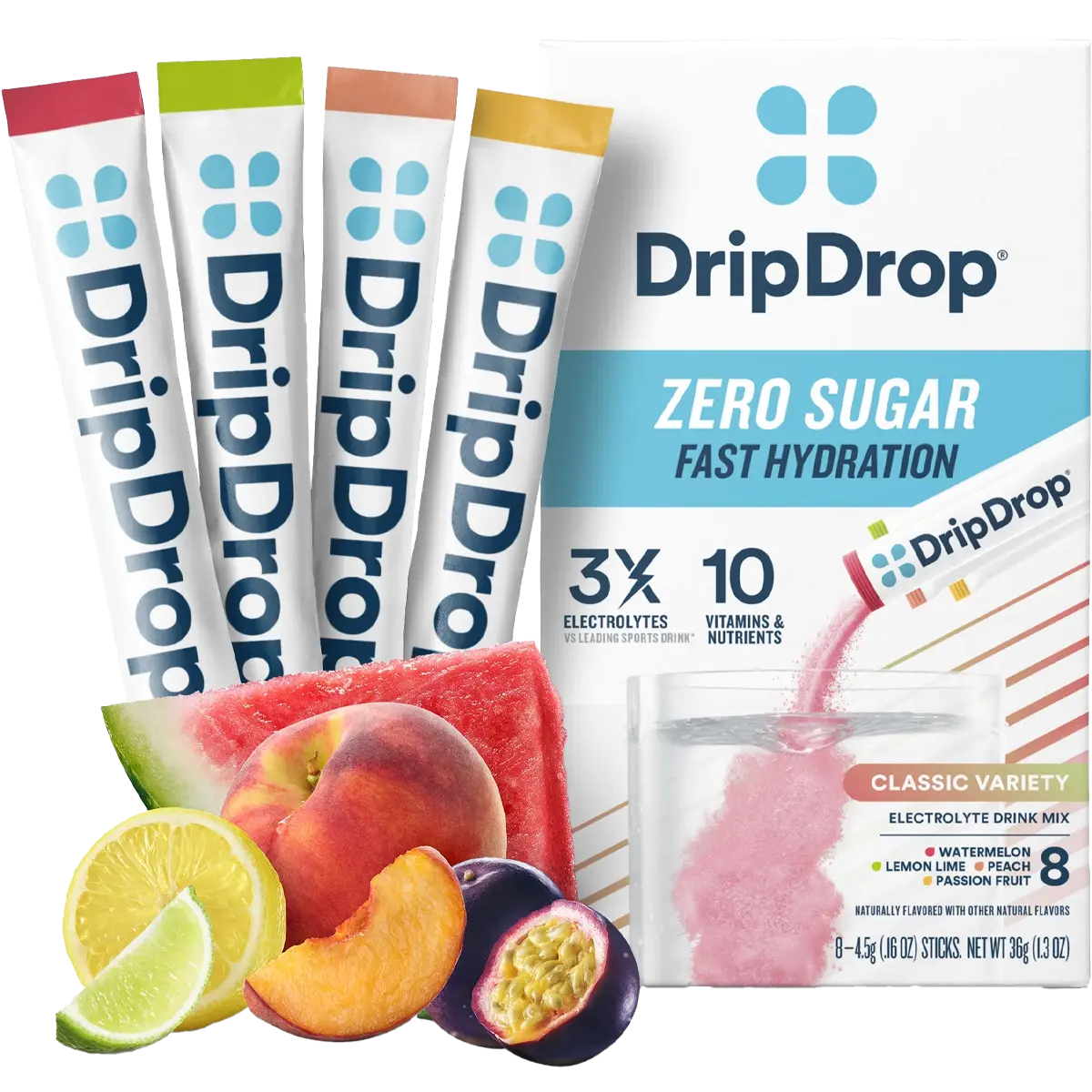 Zero Sugar Electrolyte Drink Mix (8 Servings)