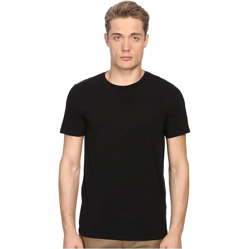 Short Sleeve Pima Cotton Crew Neck Shirt