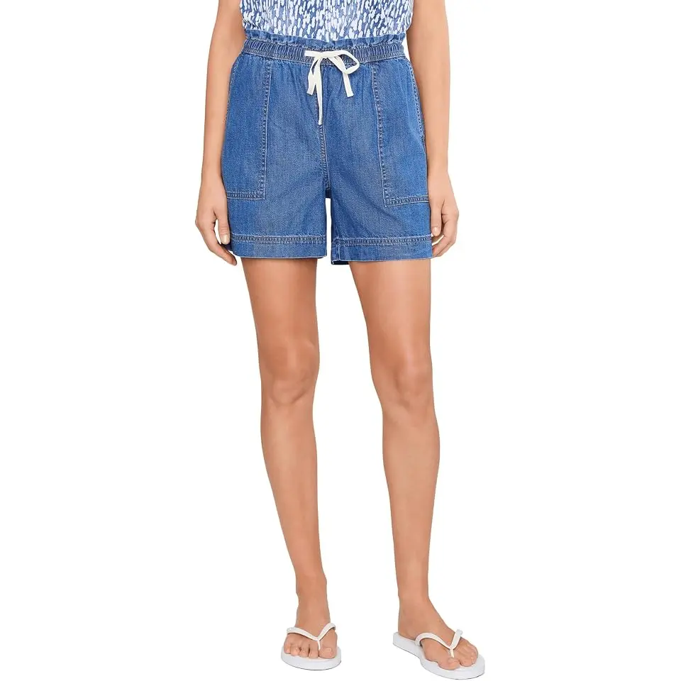 Light Weight Denim Five-Inch Shorts