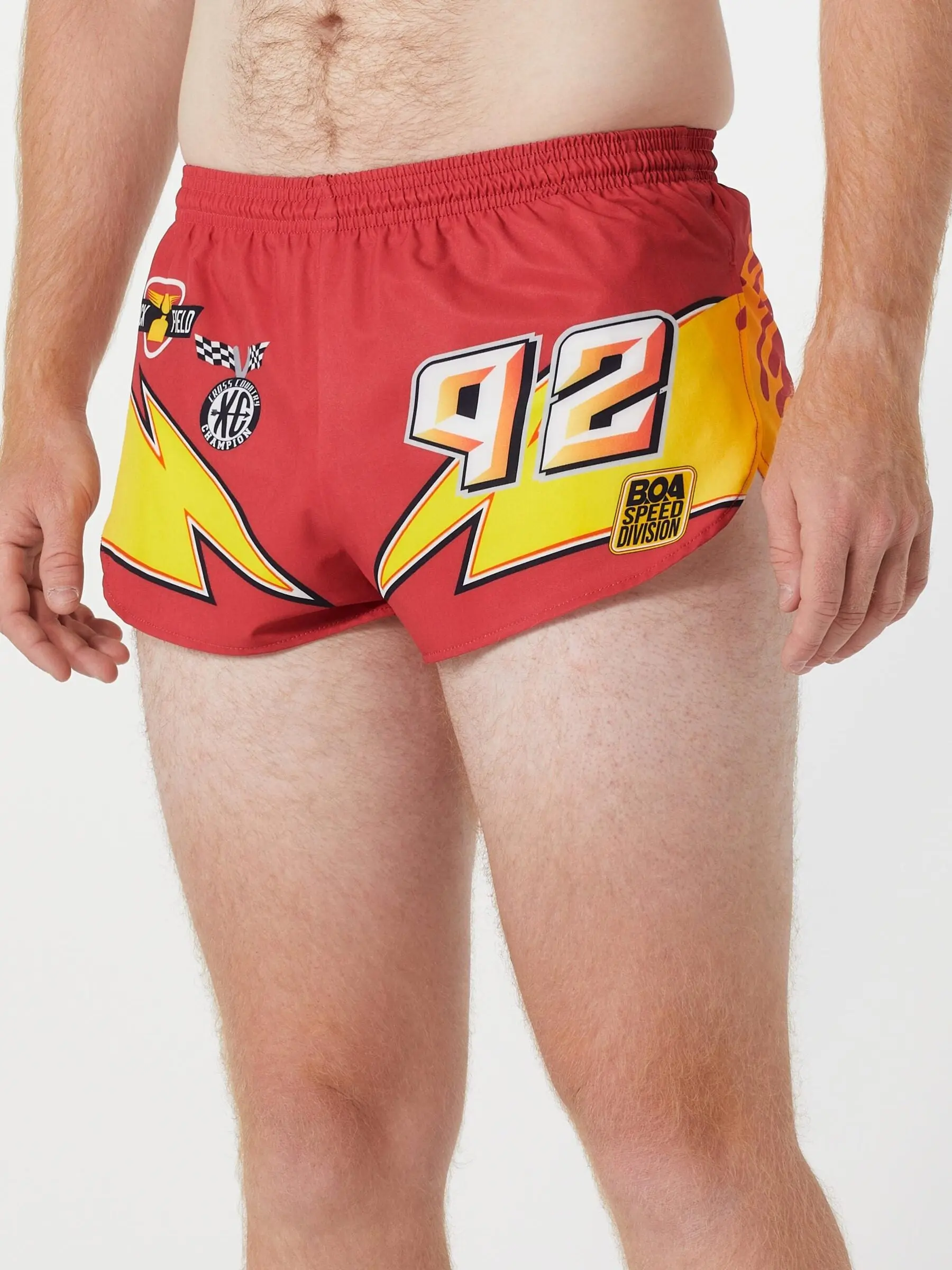 BOA Men's 1" Elite Split Short Speed-eze