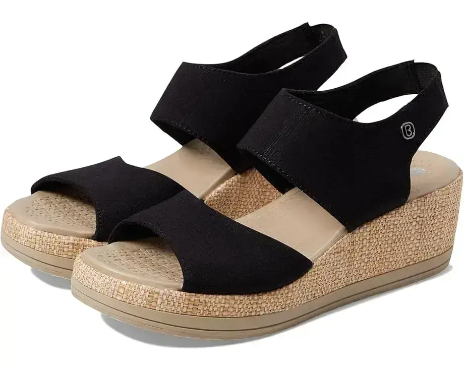Women's Bzees Reveal Ankle Strap Wedge Sandals