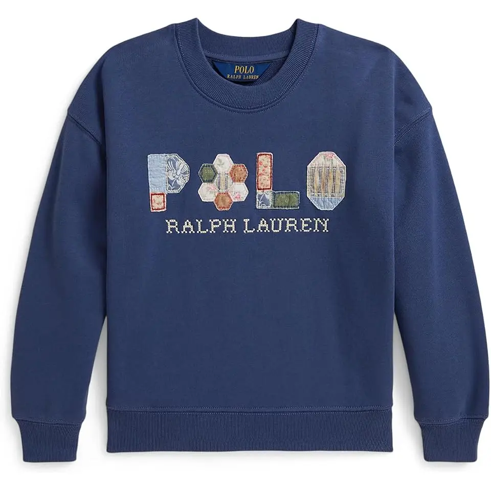 Patchwork-logo French Terry Sweatshirt (Toddler/Little Kid)