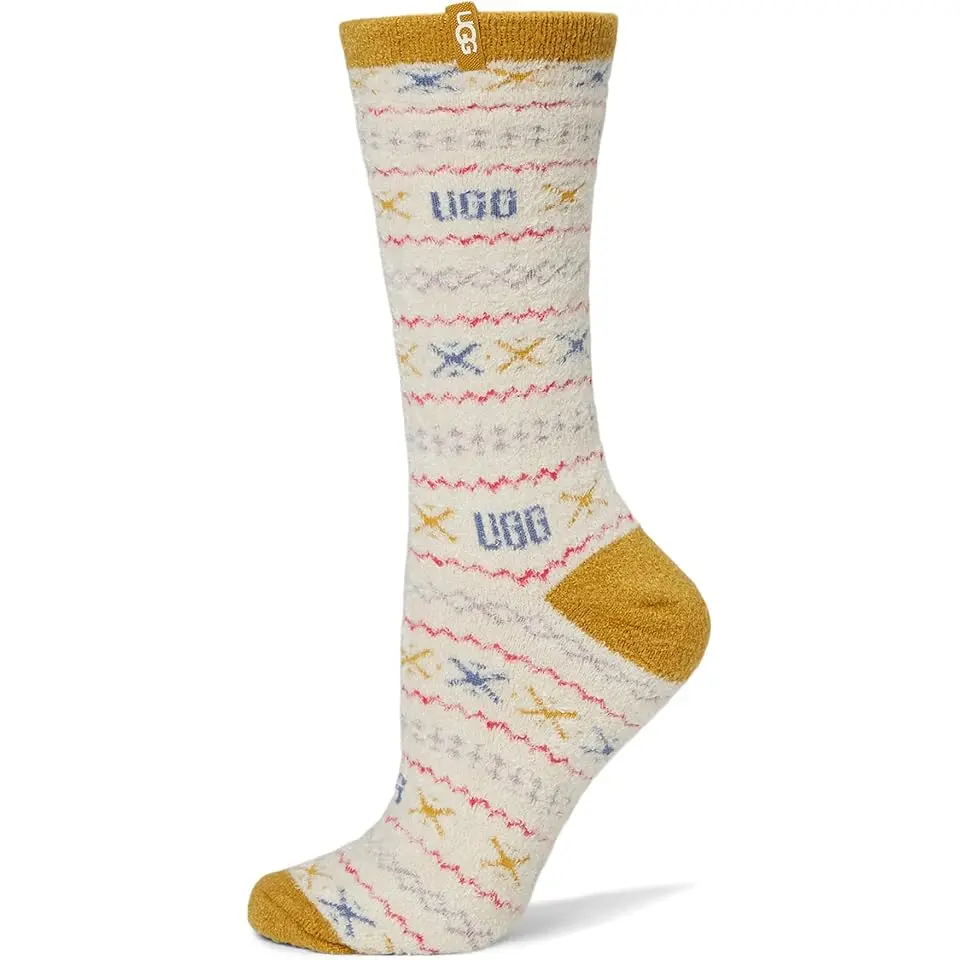 Leslie Graphic Crew Sock