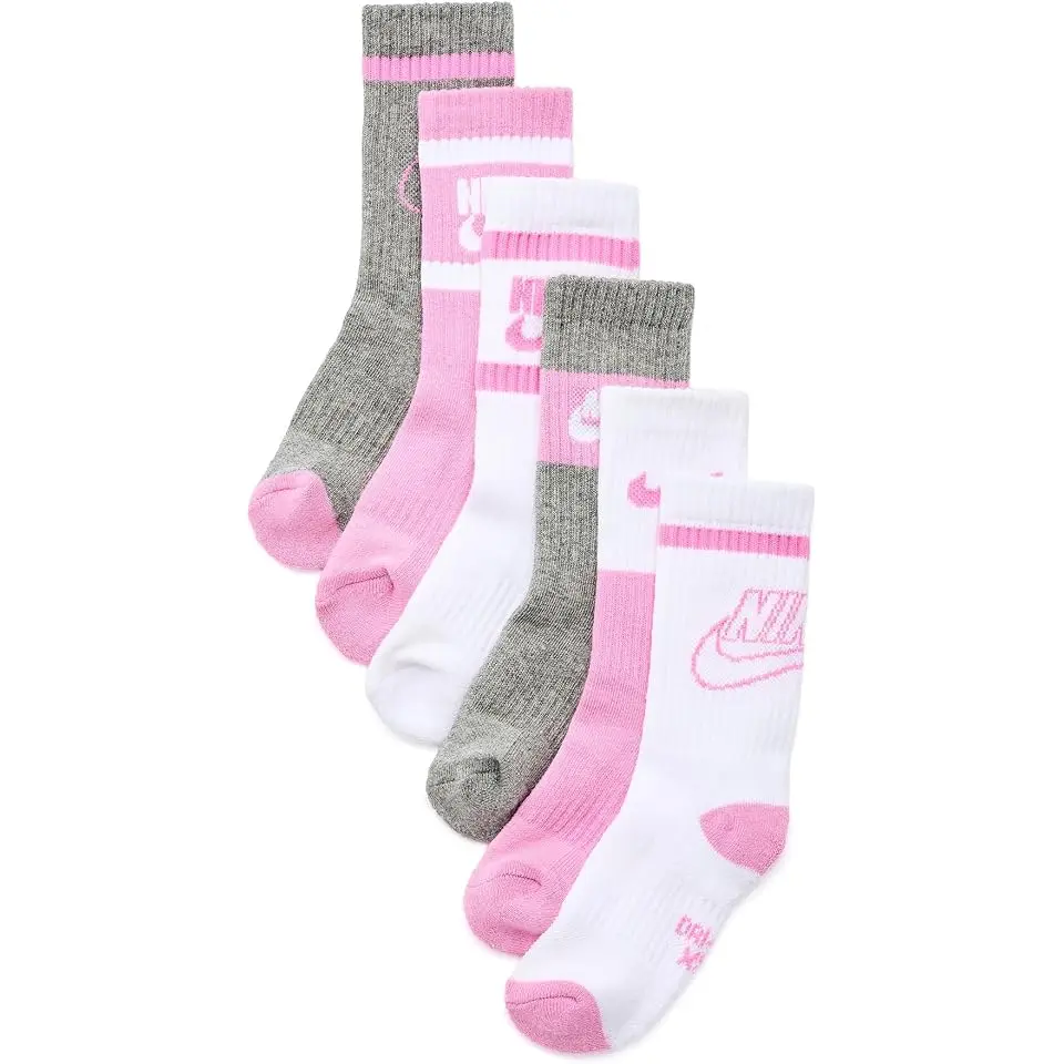 Retro 6-pack Crew Socks (Toddler/Little Kid/Big Kid)