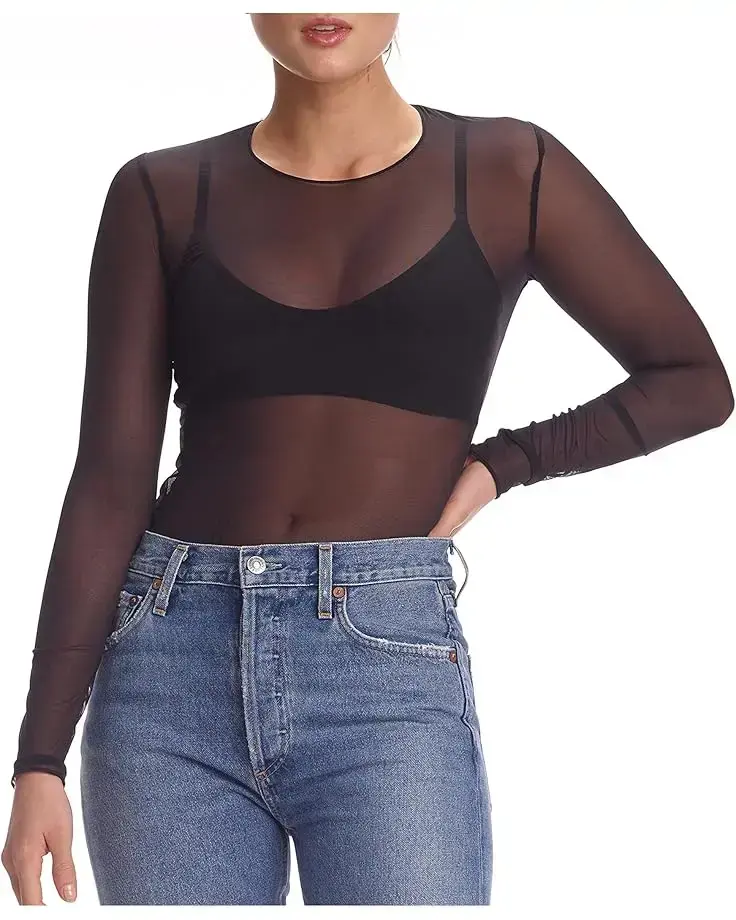 Women's Commando Chic Mesh Long Sleeve Tee TU115