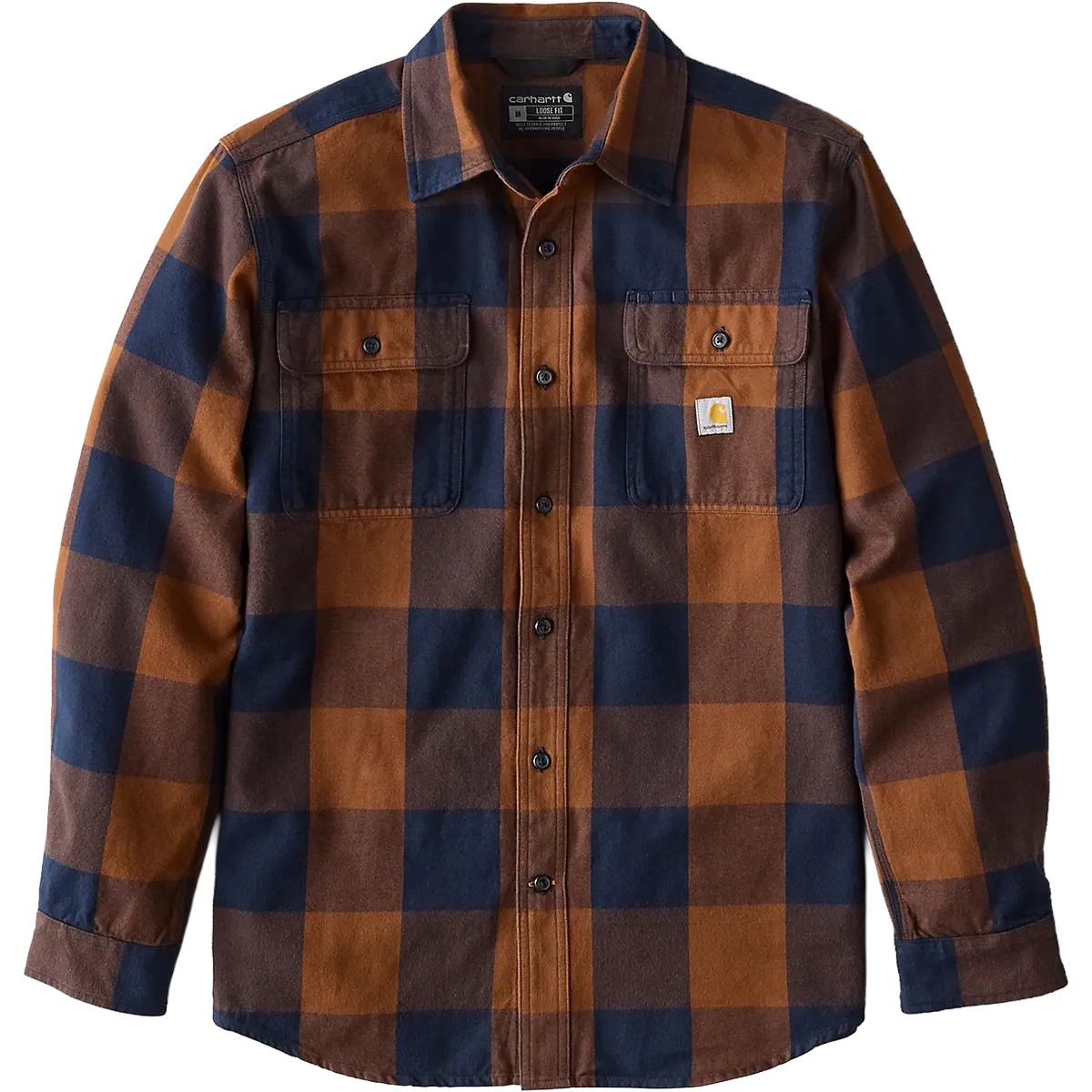 Men's Heavyweight Flannel Long Sleeve Plaid Shirt