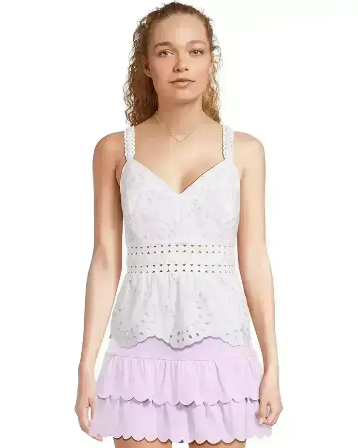 Women's Lilly Pulitzer Tiah Eyelet Top