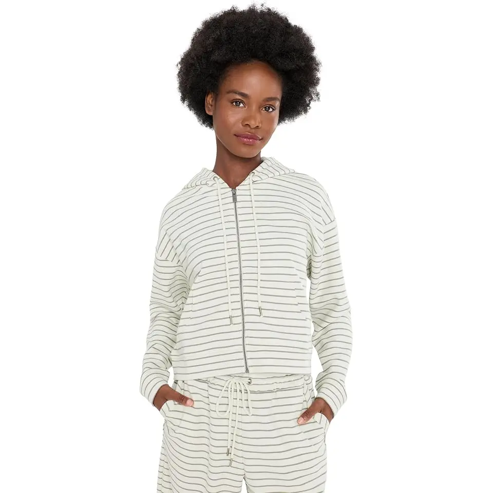 Kennedy Stripe Zip-Up
