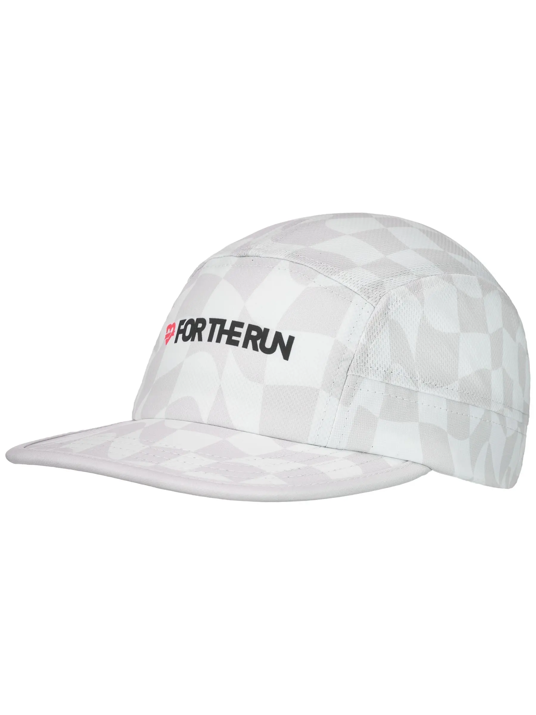 For the Run LFG White Checkered Hat
