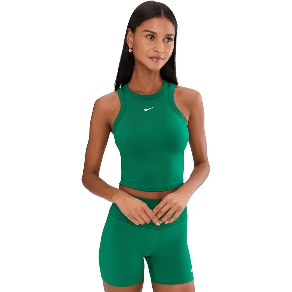 One Fitted Dri-FIT Cropped Tank Top