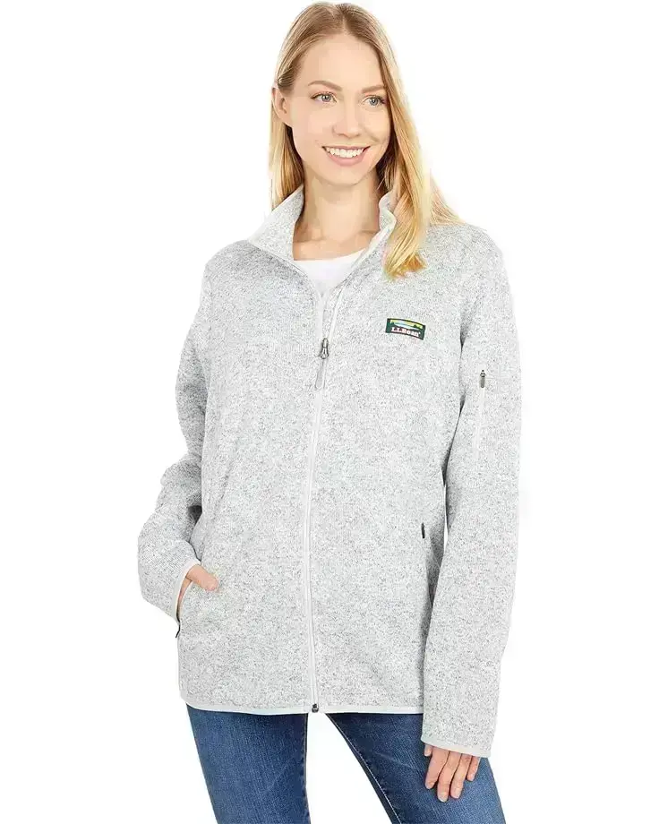 Women's L.L.Bean Sweater Fleece Full Zip Jacket
