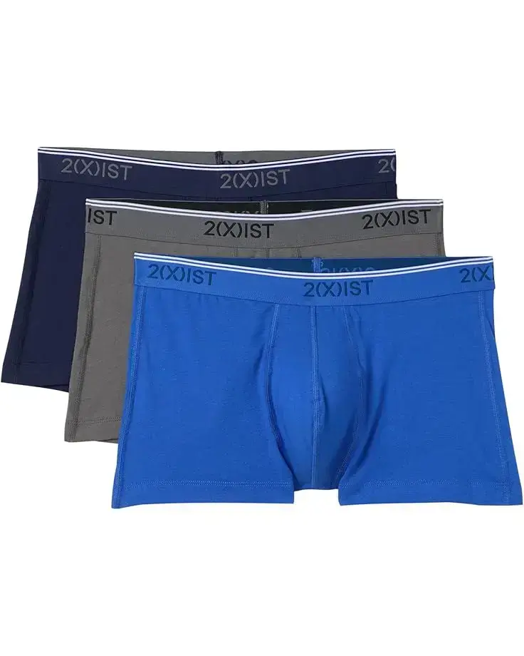 Men's 2(X)IST Stretch 3 Pack No Show Trunk