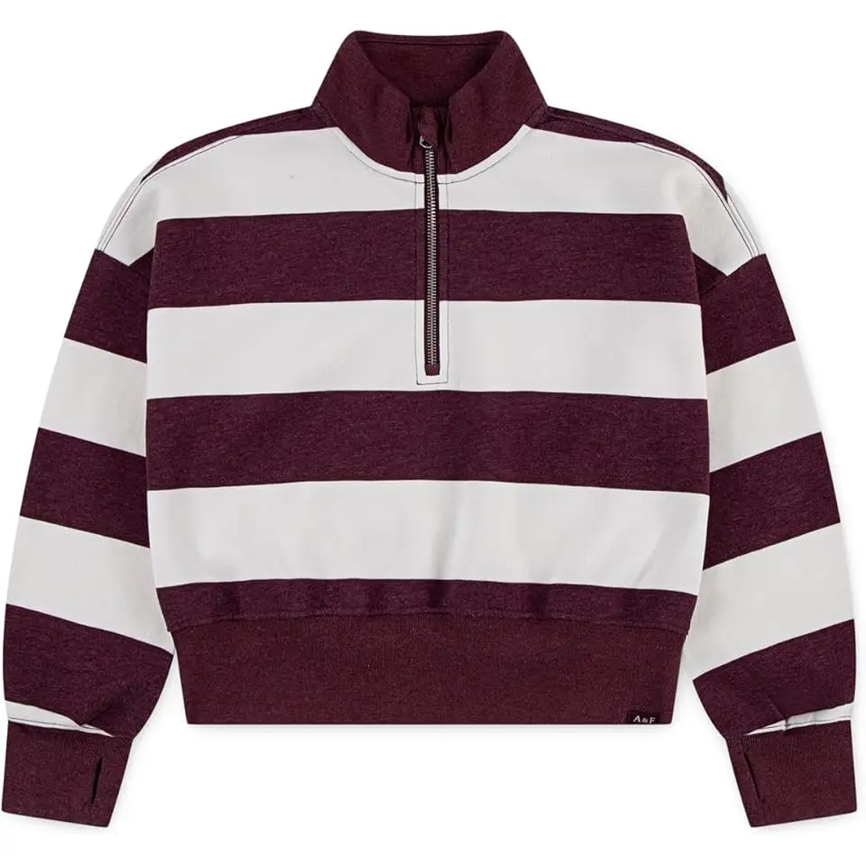 Quarter Zip Preppy Pullover (Big Kid)