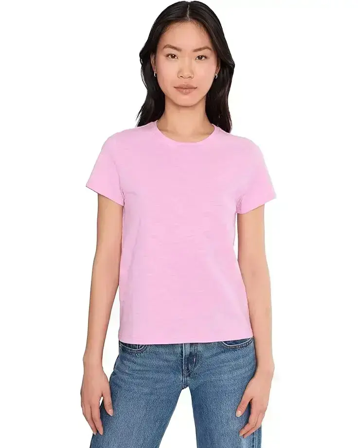 Women's Lilla P Short Sleeve Back Seam Crew Neck