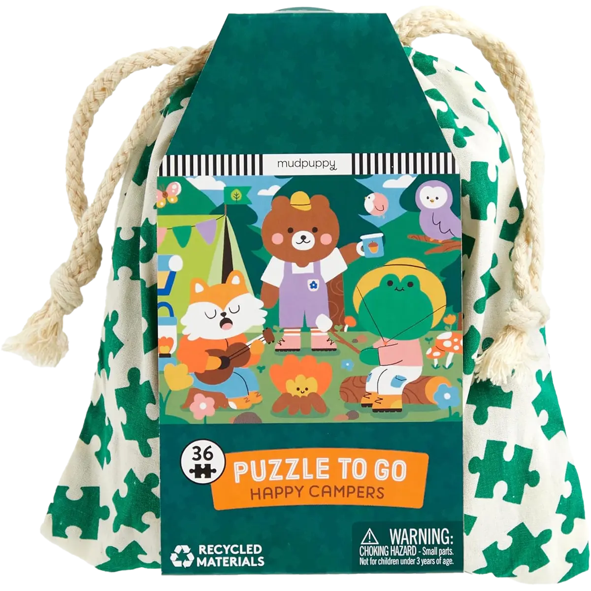 Mudpuppy Happy Campers 36 Piece Puzzle to Go