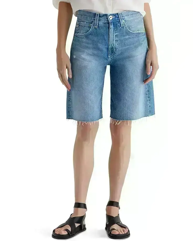 Women's AG Jeans Hattie High Rise Barrel Shorts