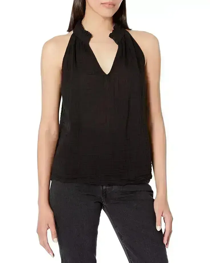 Women's Michael Stars Viola Split-Neck Tank