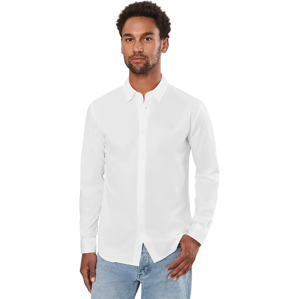 Slim Fit Cotton Blend Shirt