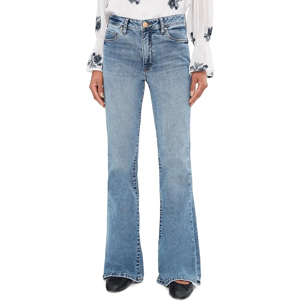 Ana High Rise Fab Ab Flare-Baby Dn All Over