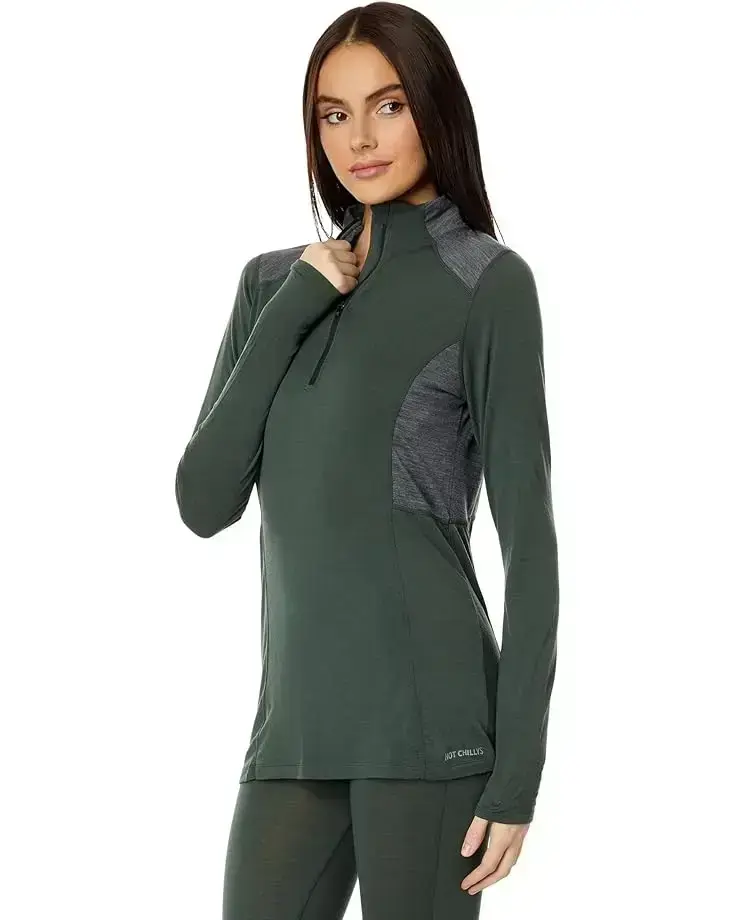 Women's Hot Chillys Clima-Wool Zip-T