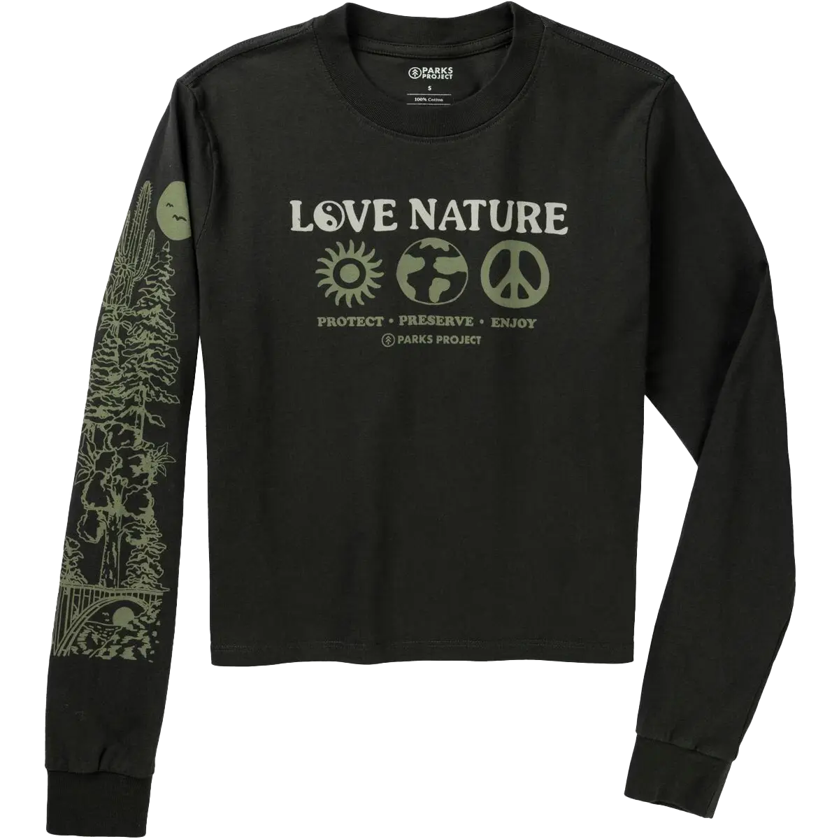 Women's Love Nature Boxy Long Sleeve