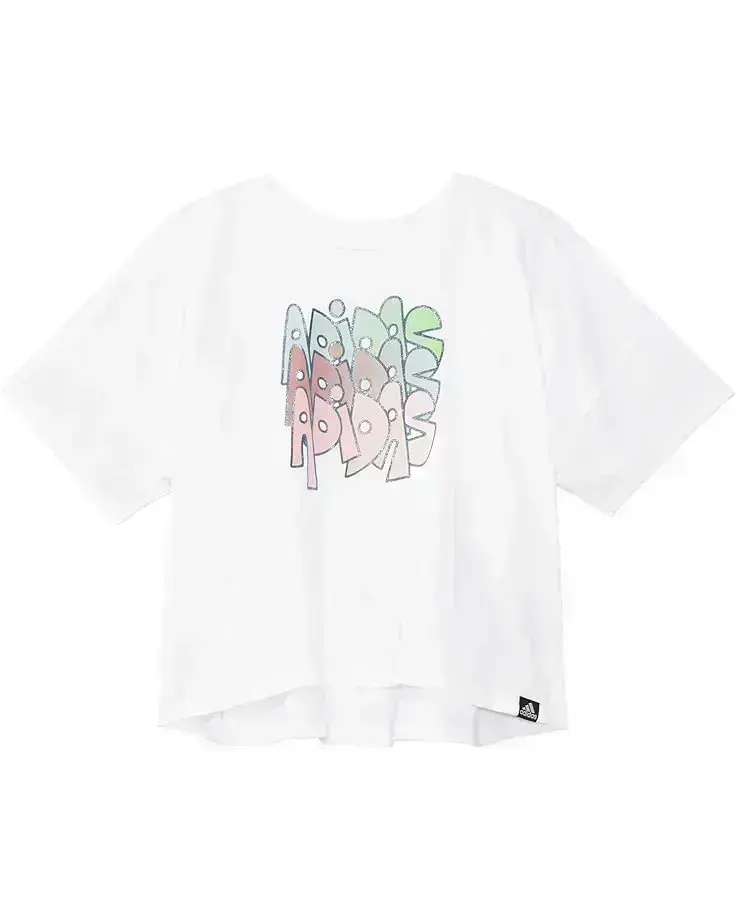 adidas Kids Loose Box Tee S24 (Toddler/Little Kid)