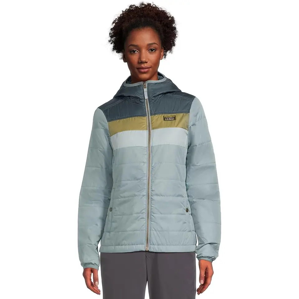 Mountain Classic Hooded Puffer Color Block