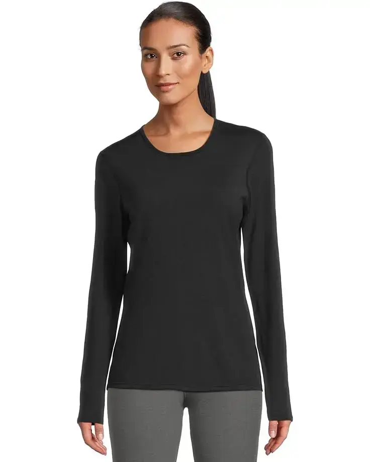 Women's Hot Chillys Pepper Skins Crew Neck
