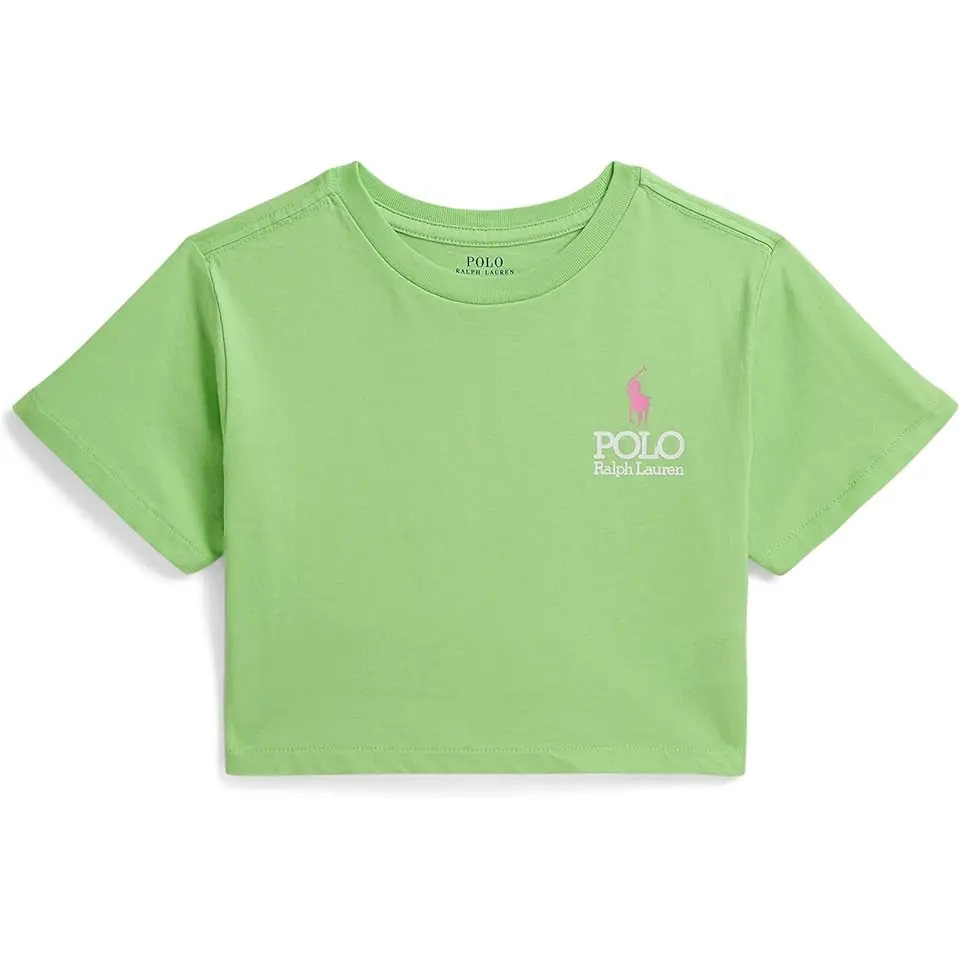 Big Pony Logo Cotton Boxy Tee (Toddler/Little Kid)