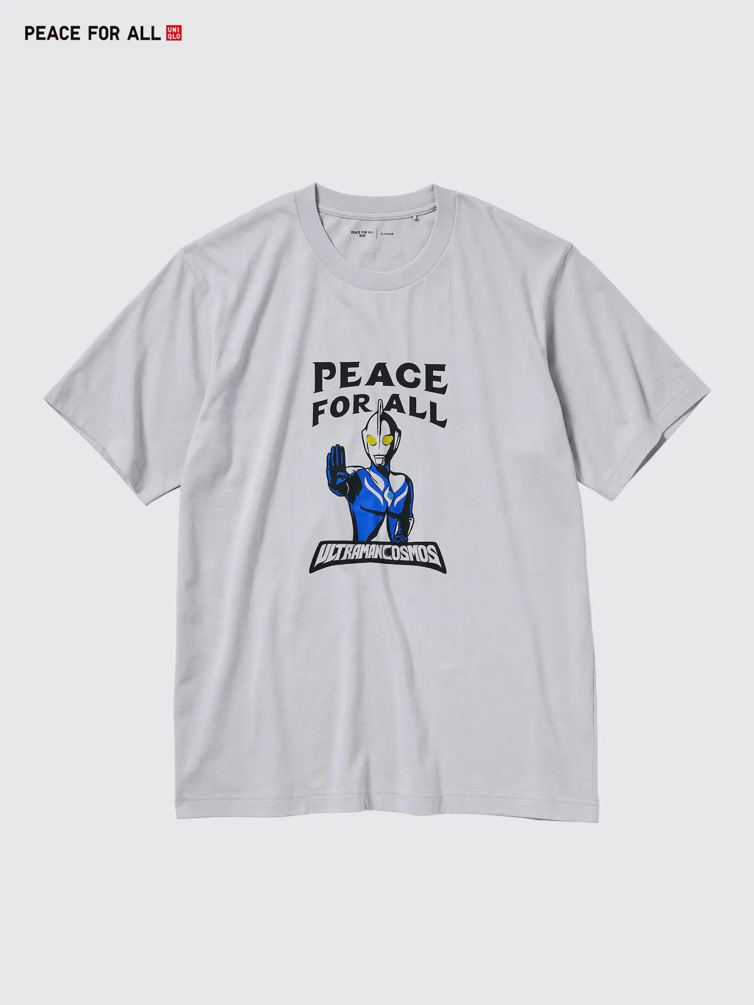 PEACE FOR ALL Футболка с принтом (прямой крой) Ультраман