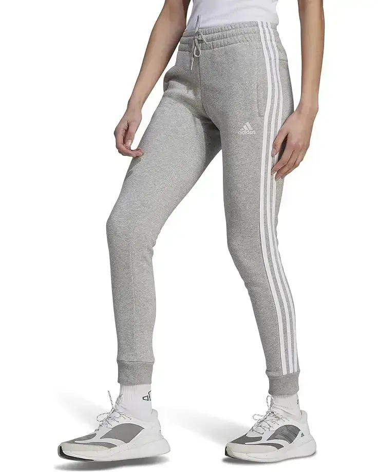 Women's adidas 3-Stripes Fleece Cuffed Pants
