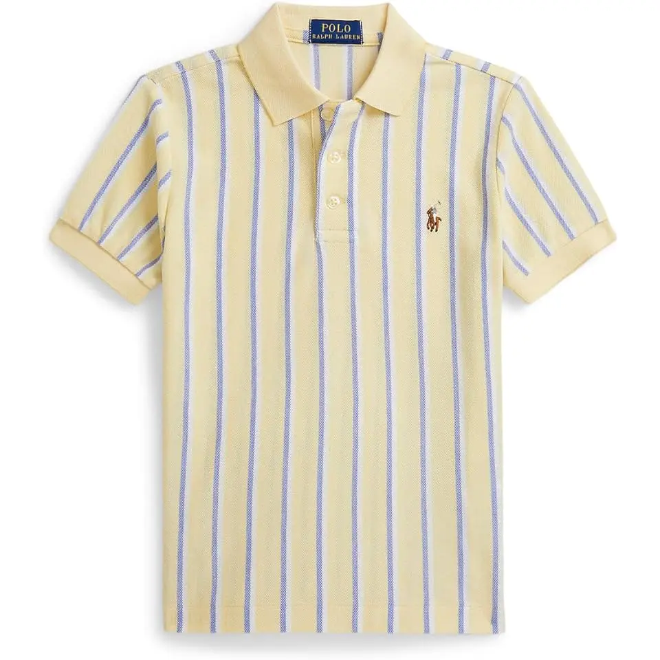 Striped Oxford Mesh Polo Shirt (Toddler/Little Kid)