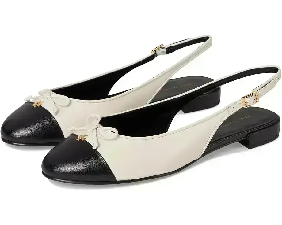 Women's Tory Burch Cap-Toe Slingback Ballet