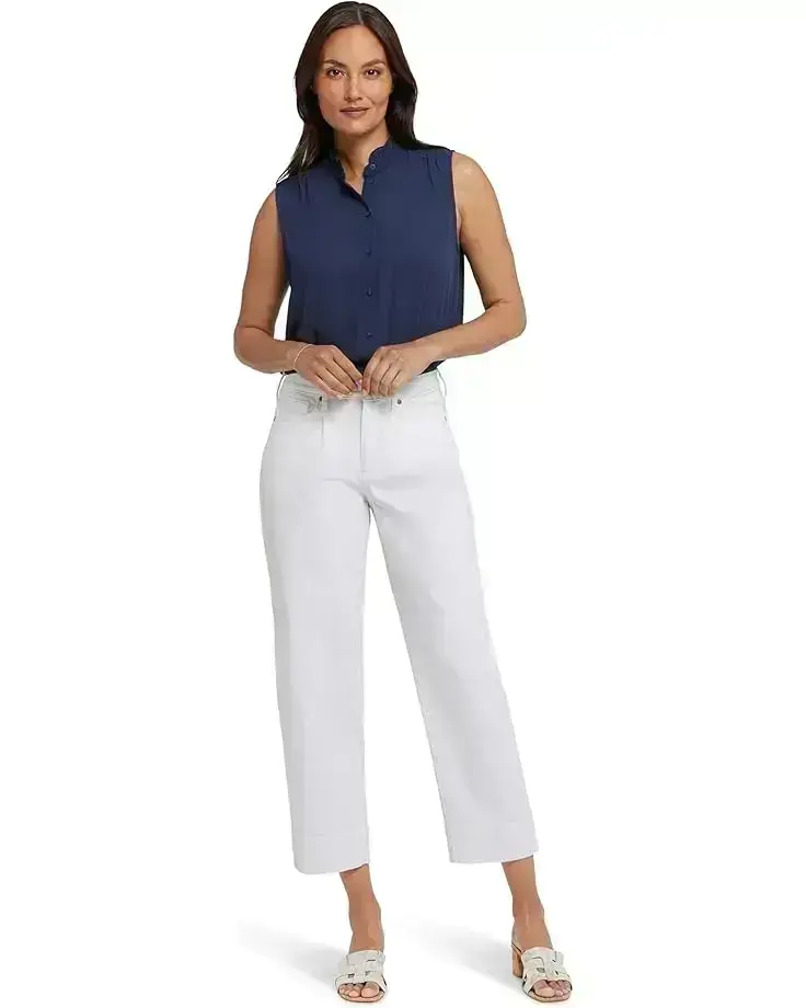 Women's NYDJ Balloon Ankle Jeans in Optic White
