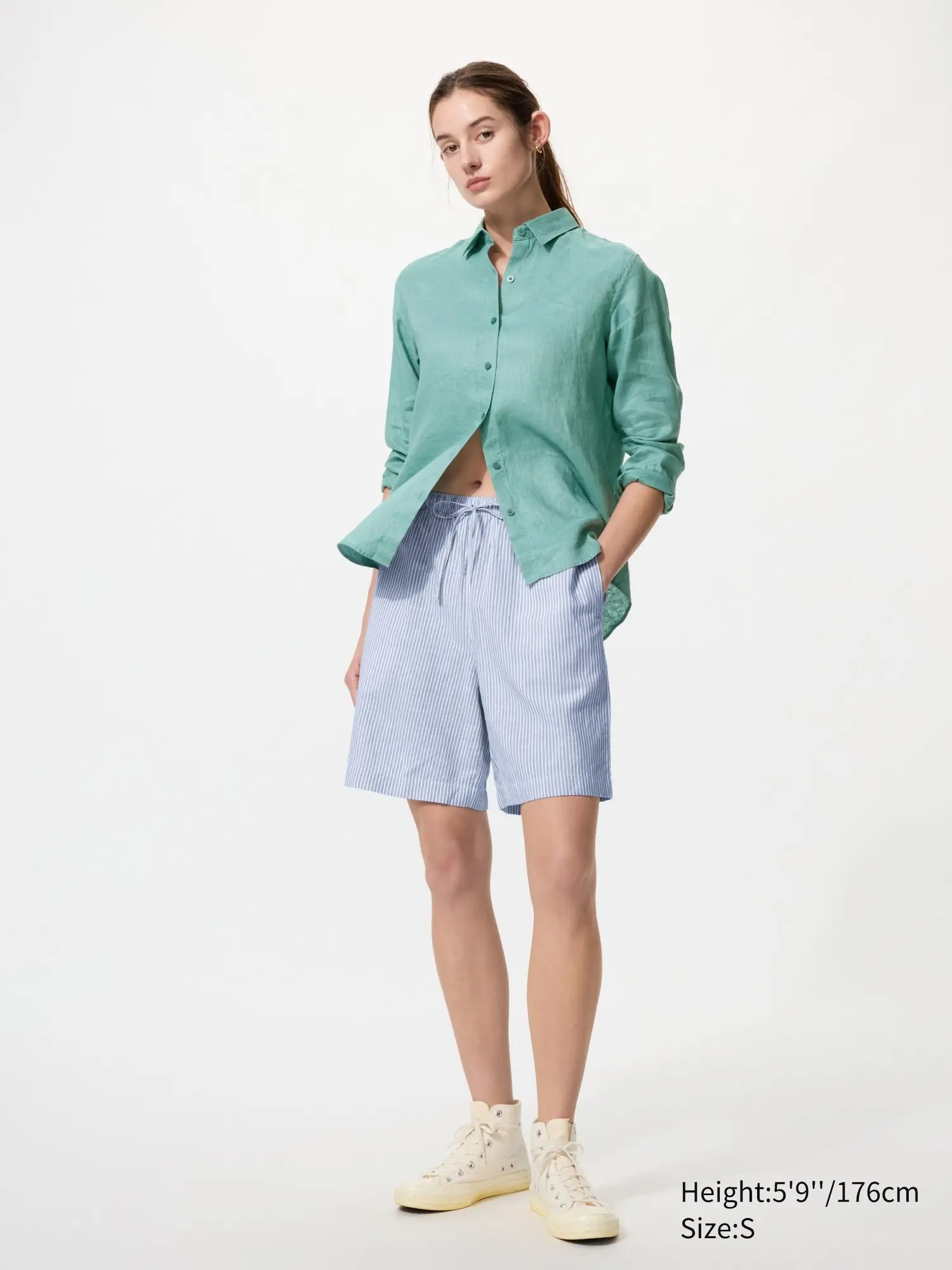 Women's Linen Blend Easy Shorts