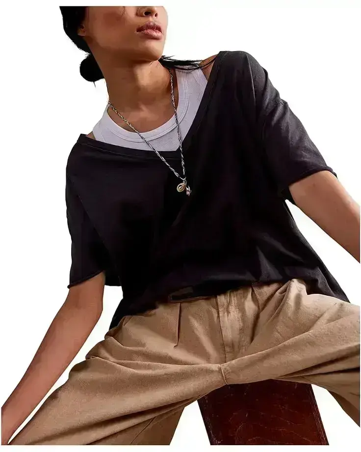 Women's Free People Nina Tee V