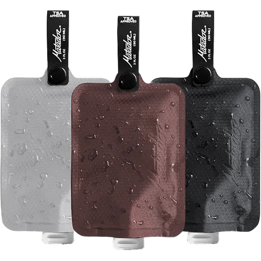 Flatpak Toiletry Bottle 3 Pack