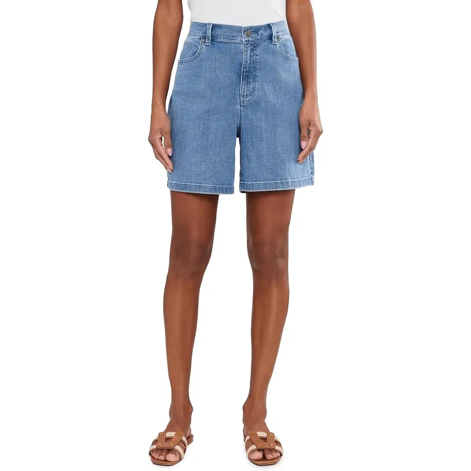 Cotton Stretch Denim Jeans Shorts