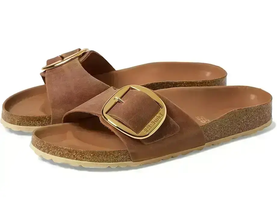 Women's Birkenstock Madrid Big Buckle - Oiled Leather