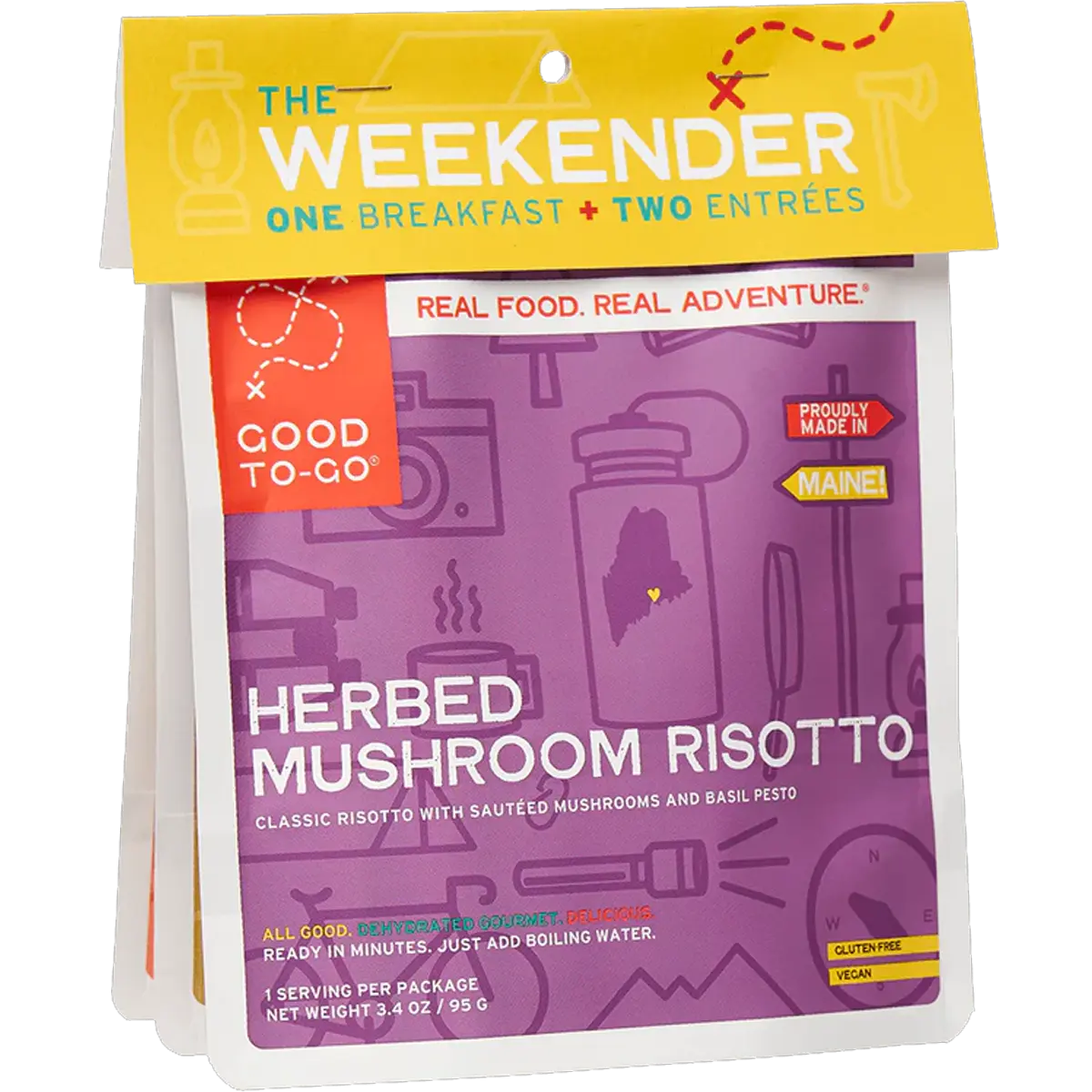 Weekender Vegan Variety Pack - Risotto/Oatmeal/Marinara