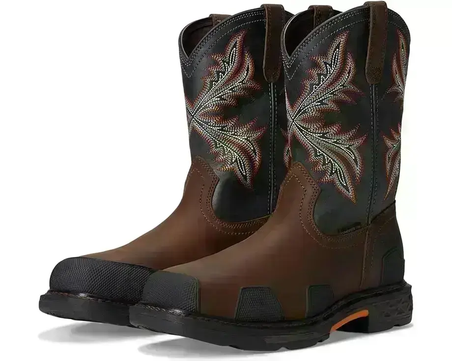 Men's Ariat OverDrive Wide Square Toe Composite Toe Work Boots