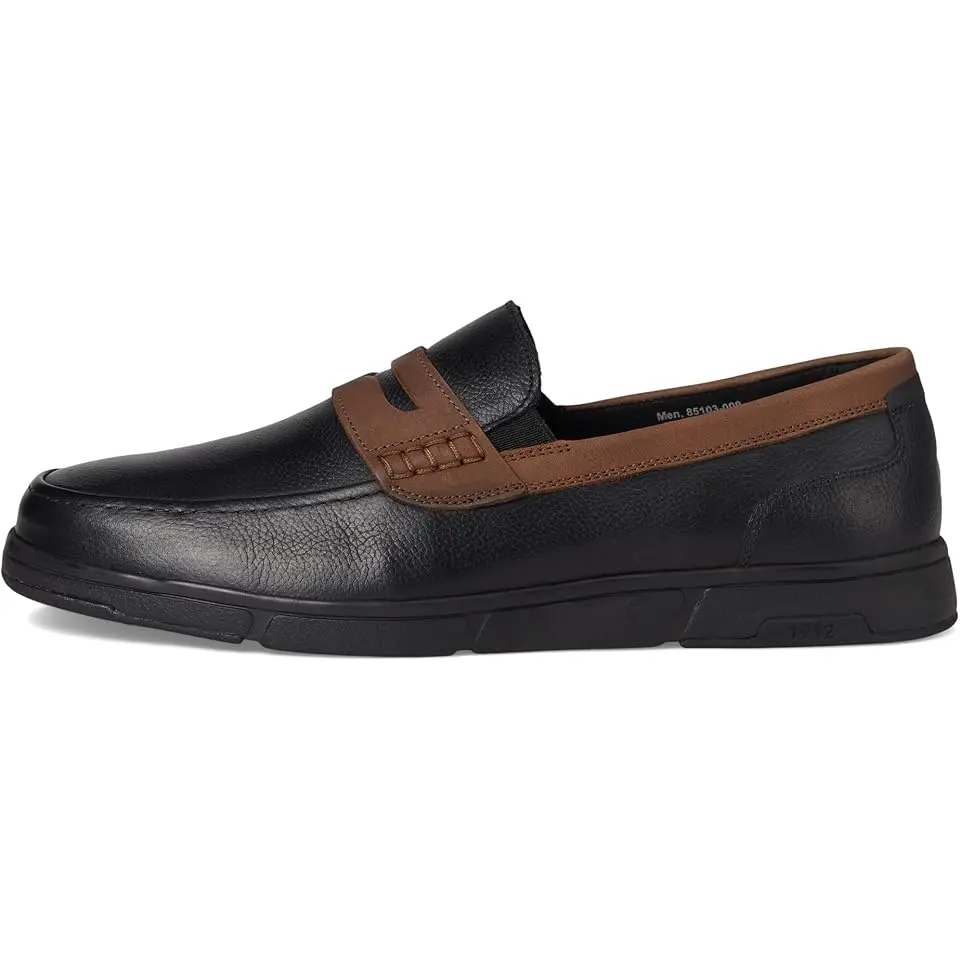 Luca Moccasin Toe Penny Loafer Lightweight Comfortable Slip-On