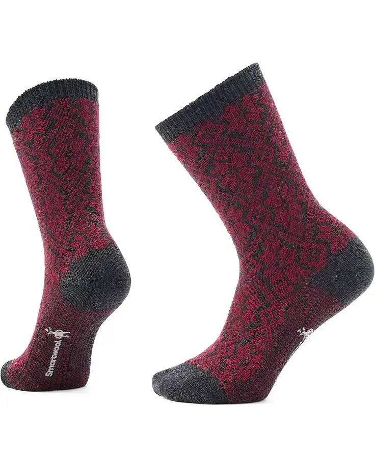 Unisex Smartwool Everyday Traditional Snowflake Crew Socks