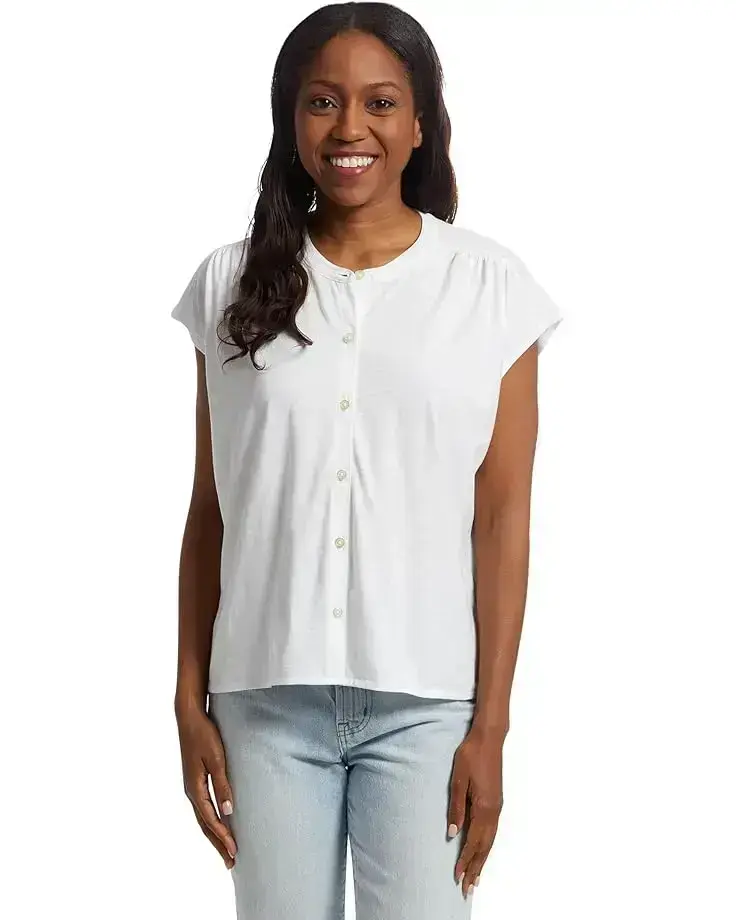 Relaxed Button Down Tee