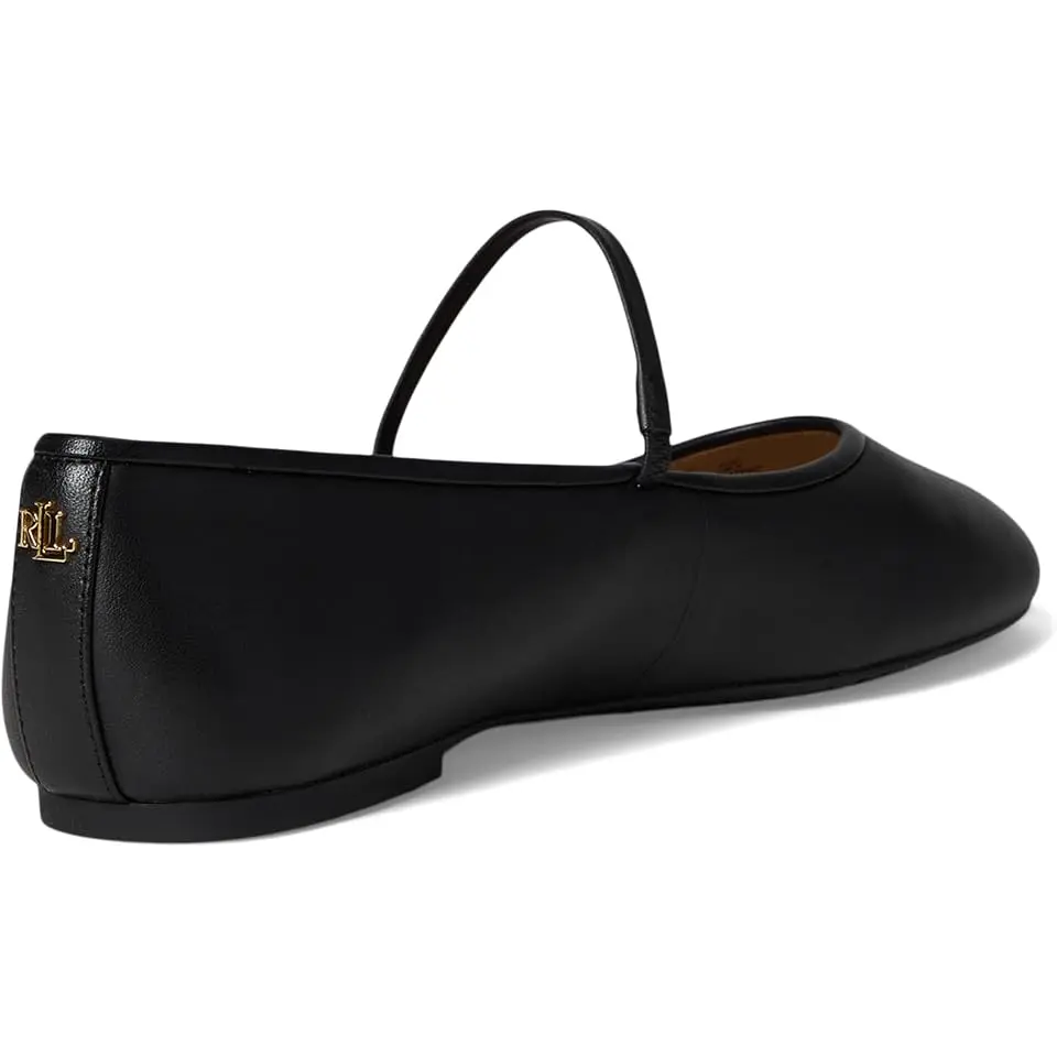 Jayna Nappa Leather Mary Jane Flats
